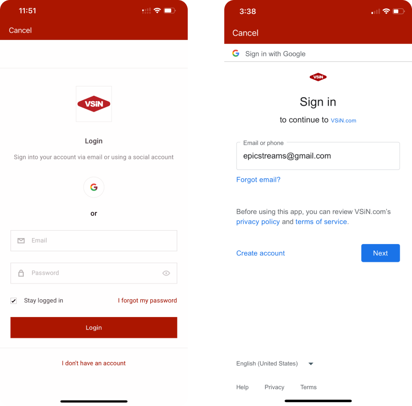 VSIN Google Login Example.png